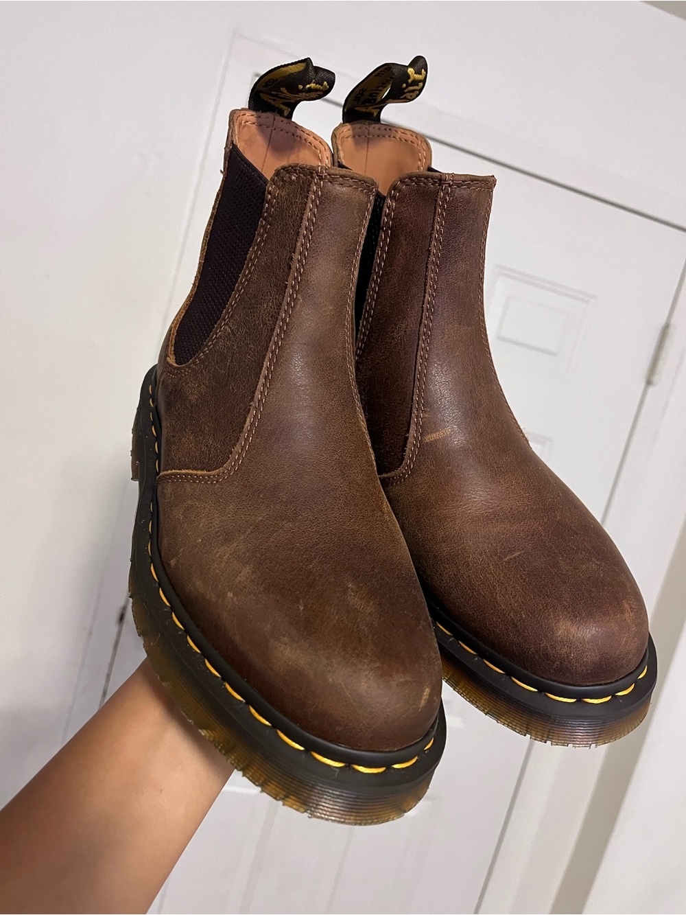 Dr martens Brown Leather Chelsea Boots
